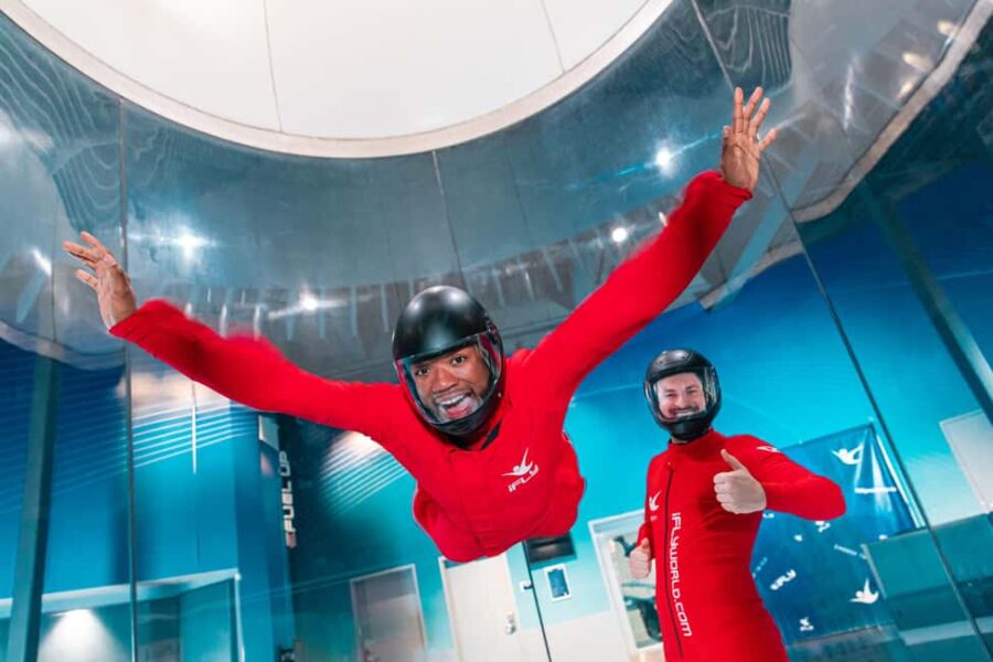 El Paso: Indoor Skydiving Experience - What the 2-Minute Indoor Skydiving Flight Looks Like