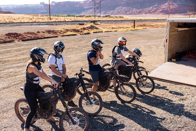 Electric Dirt Bike Tour- Explore Gemini Bridges and Sandstone Canyons, Moab - Starting Point at Gemini Bridges Road