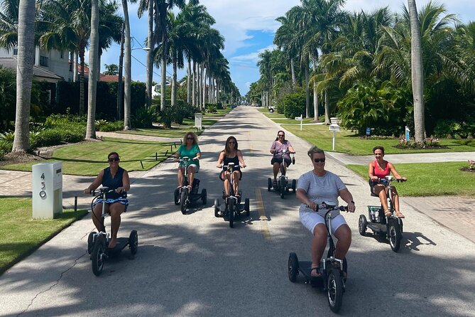 Electric Trike & Moped Tour of Downtown Naples - Fun For Everyone - A Scenic Drive Past Port Royal’s Waterfront Estates
