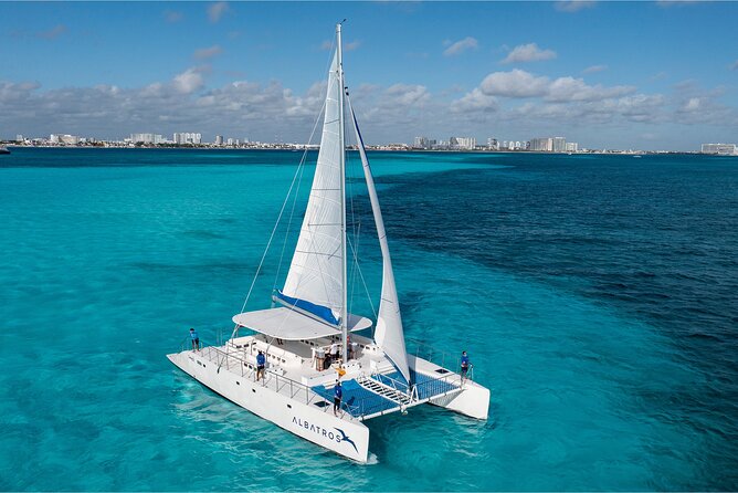 Enjoy From Playa del Carmen Isla Mujeres Catamaran Food and Bar - Departure and Meeting Point at Coco Bongo