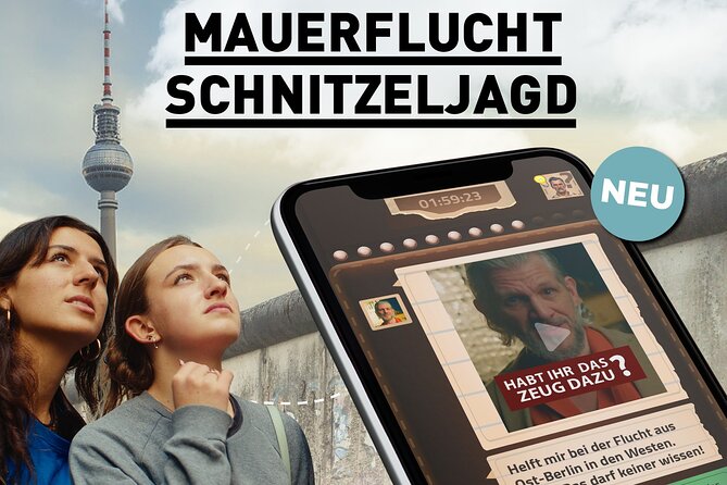 Escaping and spying on the Berlin Wall Scavenger hunt - The Mission: Help Siegfried Kath Escape East Berlin