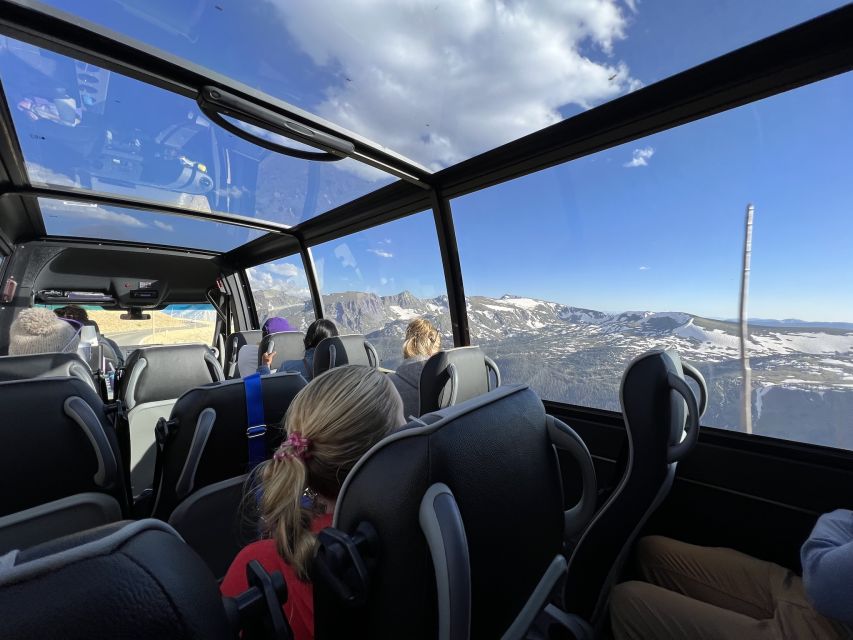 Estes Park: Rocky Mountain National Park Glass-Top Bus Tour - Unique Features of the Glass-Top Luxury Van