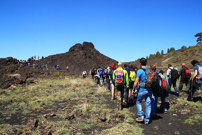 ETNA & WINE, TAORMINA TOUR FD from CATANIA (GUIDE and LUNCH Included) - Visiting the Volcanic Cave with Safety Equipment