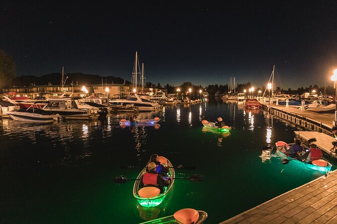 Evening LED Glow Clear Kayak Tour in Lake Tahoe - Frequently Asked Questions
