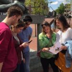 Exciting Murder Mystery - Interactive city walk in Hamburg - The Game Materials and Remote Guidance