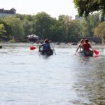 Explore Berlin by canoe - The Starting Point at Urbanhafen: Convenient and Accessible
