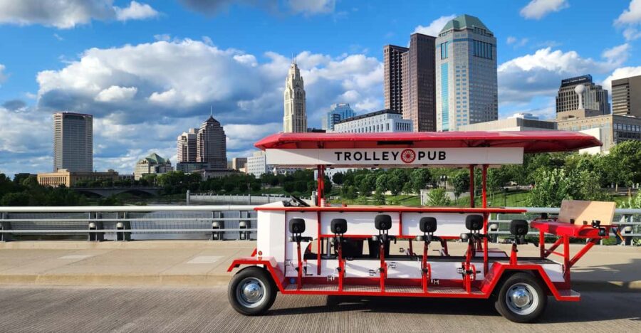 Explore Columbus on The Trolley Pub - Exploring Columbus on an Electrically Assisted Trolley