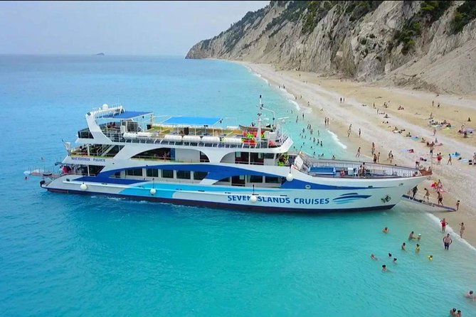 Explore Ionian Sea with its 50 shades of blue on Makedonia Palace - Scenic Stops: Porto Katsiki and Egremni Beach