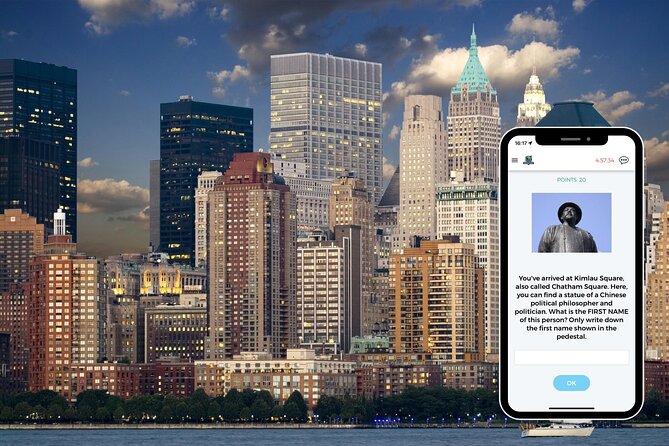 Explore New York Lower Manhattan's with a Walking Quiz - Navigating Lower Manhattan with a Smartphone App