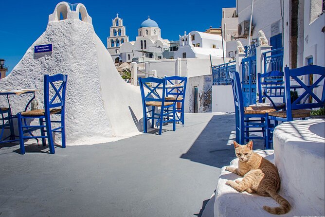 Explore Santorini Highlights 4 Hours Private Tour - Visiting the Blue Dome at Firostefani’s Cliffside Village