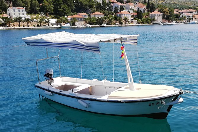 Explore west side of island Bra with Pasara boat - Traditional Dalmatian boat - Pickup Point at Milna Bay in Brac Island