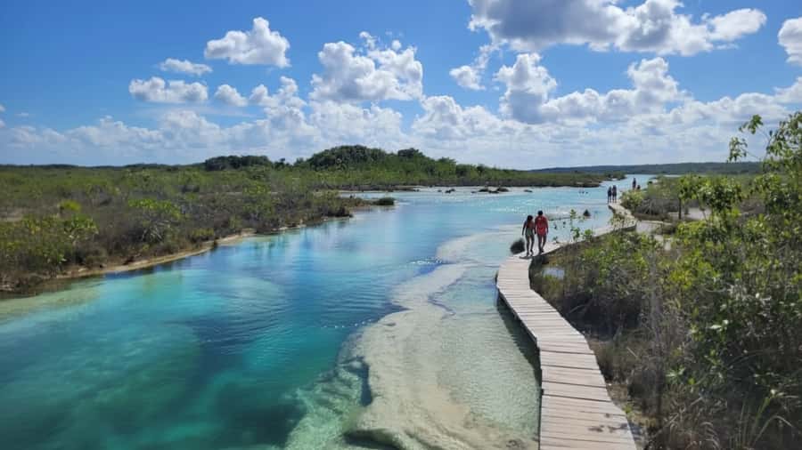 Express Adventure in Bacalar: Cenote Azul, Rapids, and Lagoon - Floating on Bacalar Rapids with Safety Gear Included