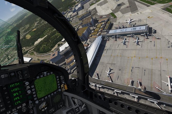 F / A-18 fighter jet flight simulator in Zurich - The Unique F / A-18 Simulator Setup in Zurich