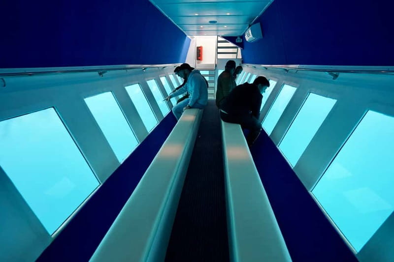 Faliraki: Boat Trip to Anthony Quinn & The Caves with Drinks - The Semi-Submarine Experience and Underwater Viewing Cabin