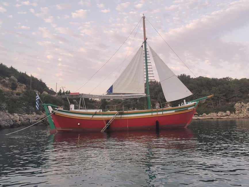 FALIRAKI: BOAT TRIP TO ANTONY QUINN, LADIKO, AFANDOU CAVES - Departing from Faliraki for a Scenic Greek Sea Adventure