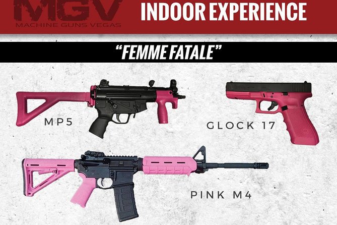 Femme Fatale Shooting Experience in Las Vegas - The Shooting Range Location Near the Las Vegas Strip