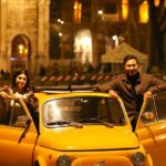 Fiat500 Night&Sunset Photoshoot, with a Roman, pickup included - Iconic Stops Include the Colosseum and Roman Foundations