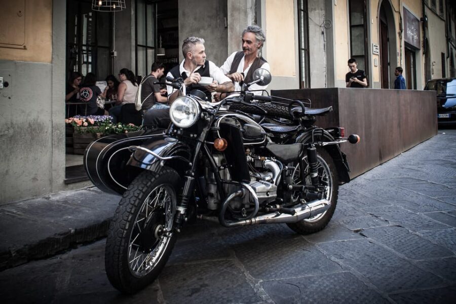 Florence Vintage Motorcycle Sidecar ride - Morning or Sunset - The Vintage Motorcycle Sidecar Experience