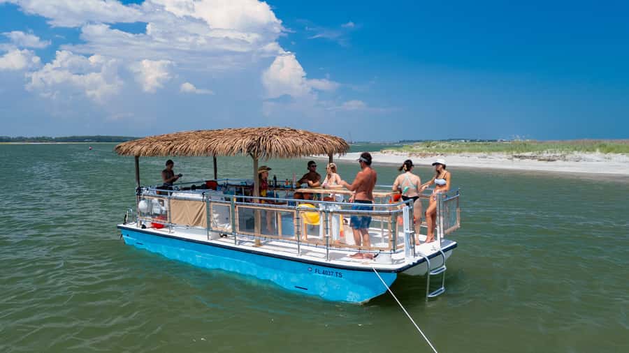 Folly Beach: Tiki Boat Cruise with BYOB Option - Convenient Meeting Point on Folly Beach Dock
