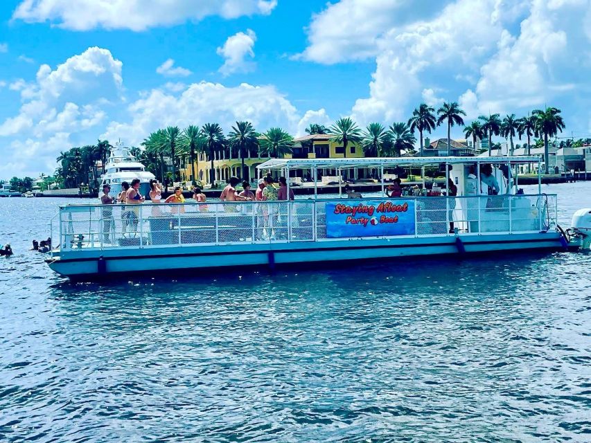 Fort Lauderdale: Scenic Boat Trip w/ Swim Stop & Inflatables - Scenic Views of Port Everglades and Las Olas Boulevard