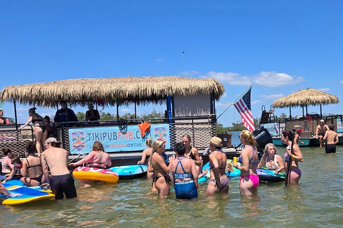 Fort Myers: Tiki Pub VIP Private Tropical Sandbar Getaway Cruise - Activities on the Private Sandbar Cruise