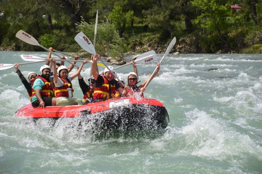 From Belek: Fully Combo Zipline, Quad Safari, Rafting, Lunch - Ziplining over Scenic Landscapes in Köprülü Kanyon