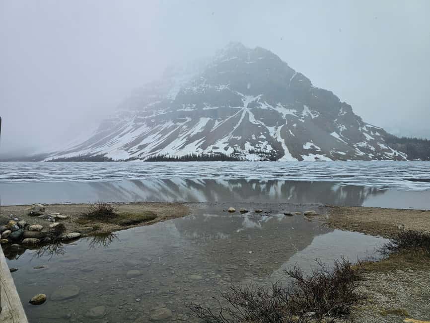 From Canmore/Banff: Icefields Parkway & Abraham Lake Bubbles - Abraham Lake and Its Unique Ice Bubbles