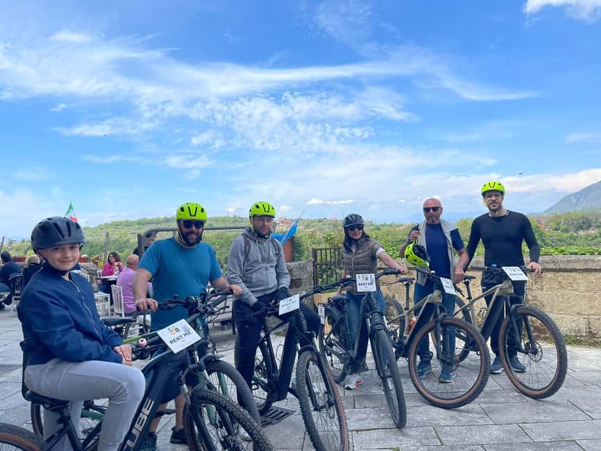 From Caserta: e-bike tour to Sant'Agata de' Goti - Scenic Ride Along Monte Longano Cycle Path