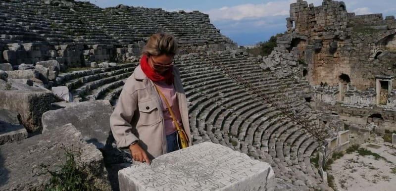 From City of Side: Perge, Aspendos & Kurunlu Waterfall Trip - Exploring the Ruins of Perge Ancient City