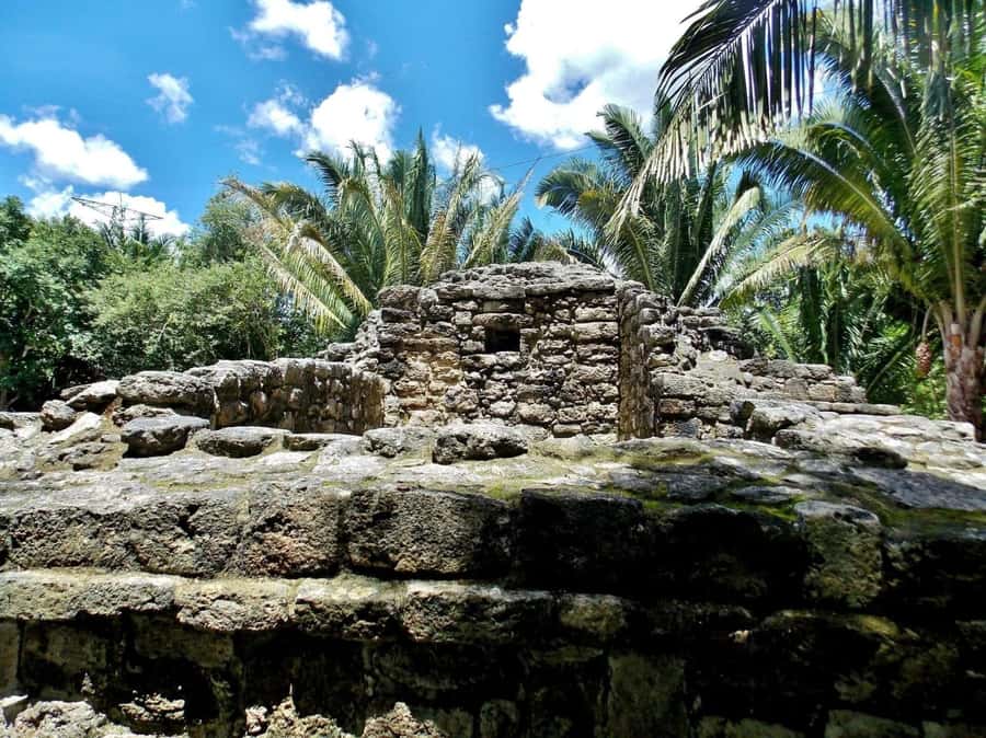 From Costa maya : mayan ruins and stop at the fruit market . - Exploring the Chacchoben Archaeological Zone