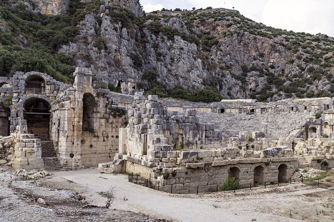 From Demre: St. Nicholas Church and Myra Tour - Rock Tombs in Myra: Cliffs Carved with History