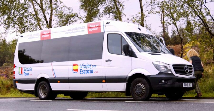 From Edinburgh: Glasgow & Scottish lakes Spanish Tour - Starting Point and Transportation in Edinburgh