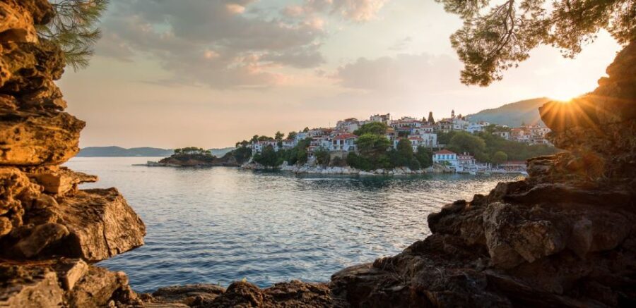From Katerini: Skiathos Island Day Tour with Swimming - Exploring the Picturesque Village and Narrow Streets