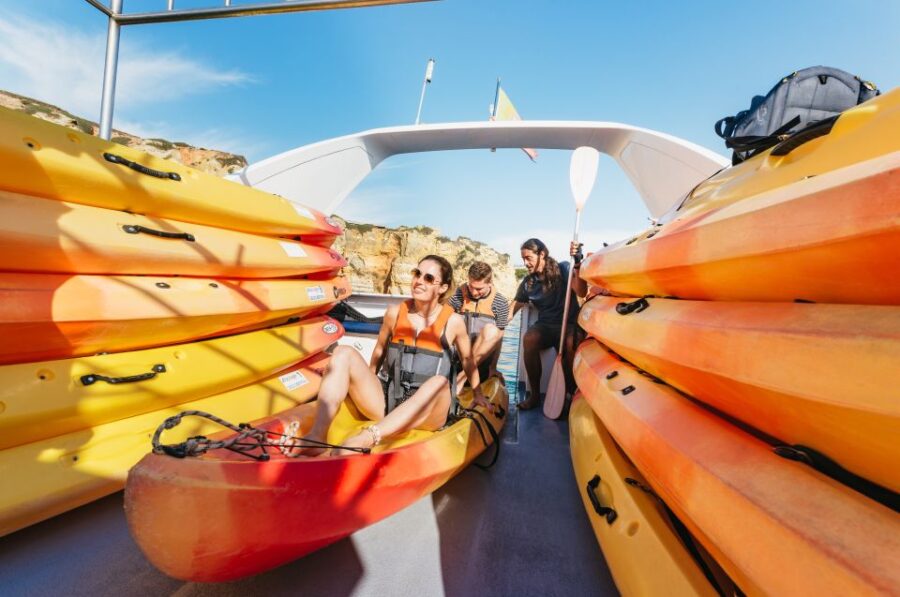 From Lagos: Explore Ponta da Piedade Sea Caves by Kayak - Setting Sail from Lagos Marina in Style