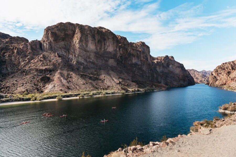 From Las Vegas: Emerald Cave Guided Kayaking Tour - The Route Along the Colorado River