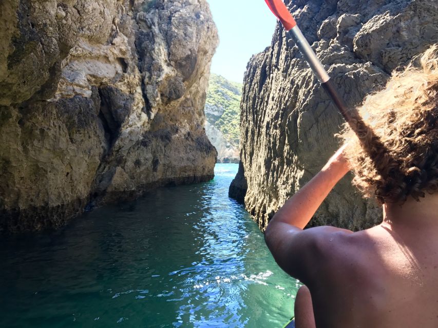 From Lisbon: Arrábida Natural Park Kayak Tour with Lunch - Kayaking Along the Arrábida Coastline
