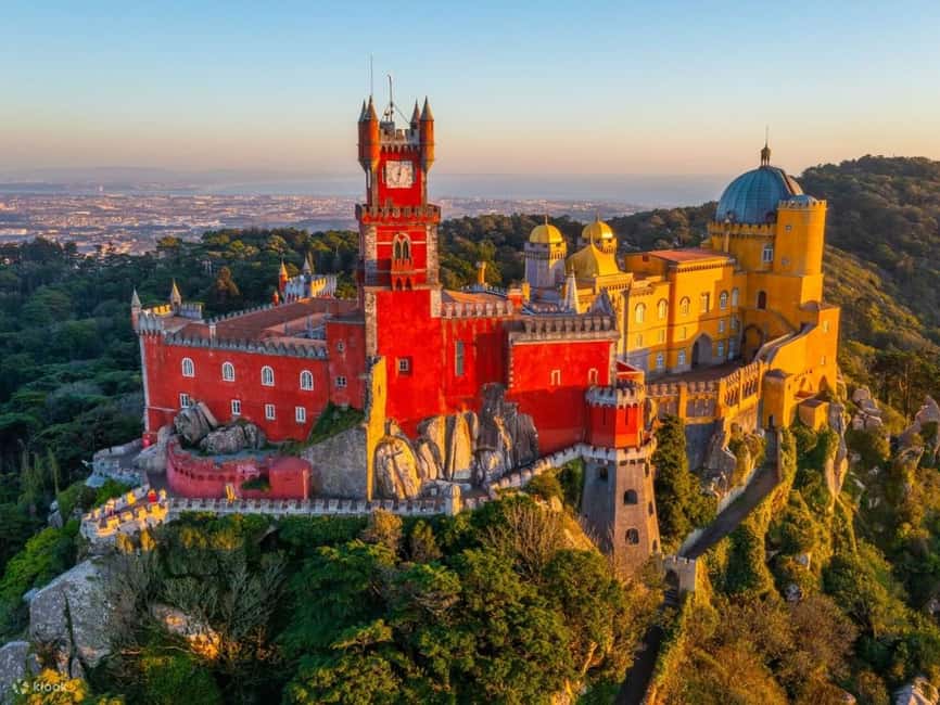 From Lisbon: Pena Palace, Moorish Castle & Cabo da Roca tour - Visiting Pena Palace: A Fairytale Fortress in the Forest