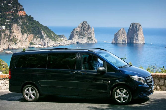 From Naples: Private transfer to Pompeii and Amalfi Coast - Traveling in a Luxurious, Air-Conditioned 8-Seater Minivan