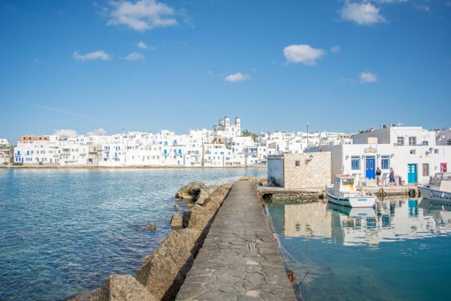 From Paros: Paros and Antiparos Islands Guided Tour - Visiting Paroikia: The Historic Heart of Paros