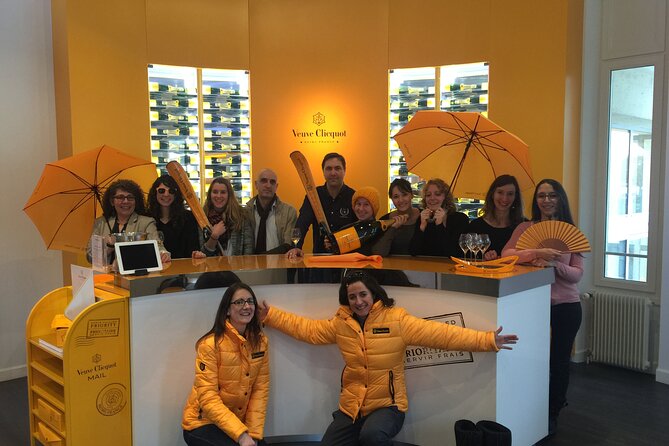 From Reims Champagne Day Trip Veuve Clicquot Local Domain & Lunch - Exploring the Veuve Clicquot Cellars and Tasting Experience