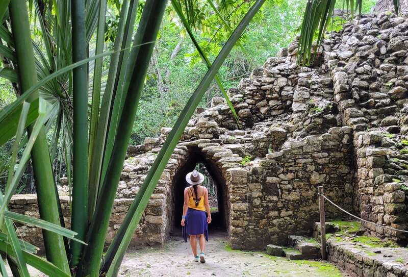 From Riviera Maya: Coba, Punta Laguna & Cenote Guided Trip - Visiting the Archaeological Site of Coba: A Maya Journey
