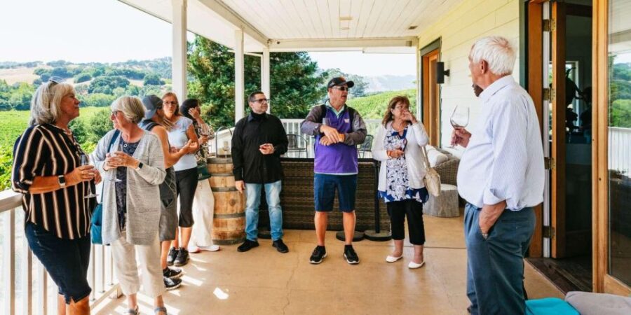 From SFO - Enchanted Napa & Sonoma Wine Tour in SUV - The Iconic Photo Stop at the Golden Gate Bridge