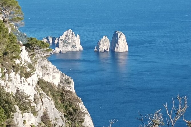 From Sorrento: Capri & Blue Grotto Small Group Tour - Visiting the Blue Grotto and Shared Boat Ride