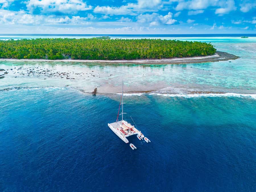 From Tahiti: Tetiaroa Island Tour by Sailing Catamaran - Sailing on Polynesia’s Largest Maxi-Catamaran