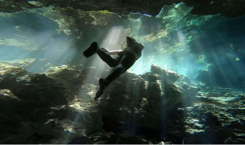 From Tulum: Tulum Ruins and 2 Cenotes Tour - Enjoying the Cenote Mariposa in the Jungle