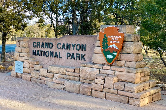 From Vegas: Grand Canyon National Park South W/Lunch, Free WiFi - Entering the Grand Canyon National Park and Key Stops