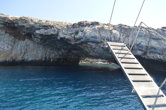 Full Day Catamaran Cruise in Paros - The Catamaran FILIPPOS and Its Modern Design