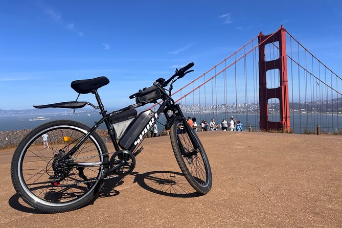 Full Day E-Bike Rental in San Francisco Charger Included! - Crossing the Golden Gate Bridge on an E-Bike