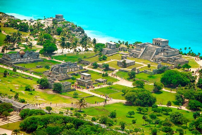 Full Day Guided Tour of Tulum and Coba, 4 places in 1 Day - Visiting the Tulum Archaeological Site with a Guided Tour