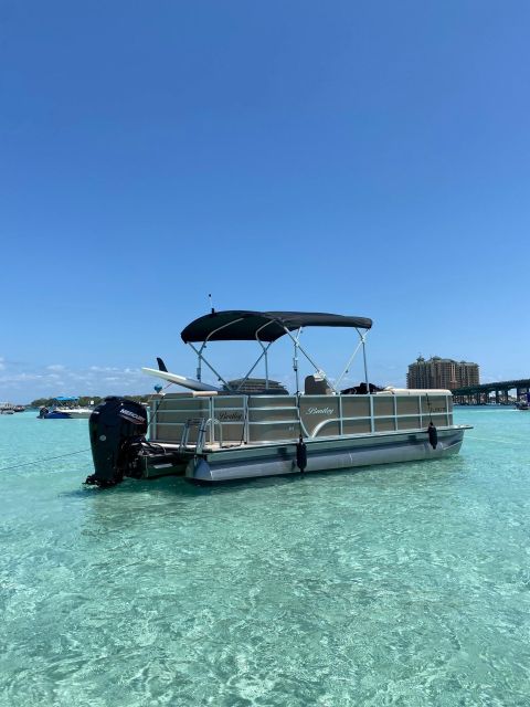 Full Day Pontoon Boat Rental- Okaloosa Island - The Well-Maintained, Spacious Pontoon Boat Fleet